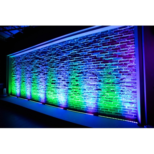 ZESTAW 8x LISTWA COLORSTAGE LED BAR 24x3W RGB 8 SEKCJI 100CM + POKROWIEC